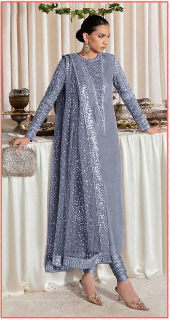 DN 184 By Dinsaa Designer Partywear Pakistani Salwar Kameez Collection